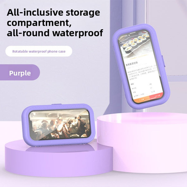 Bathroom waterproof mobile phone box