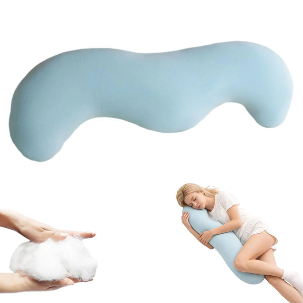 Sleep Tuckd™ Ergonomic Body Pillow – Side Sleeper Support for Arms, Hips & Knees