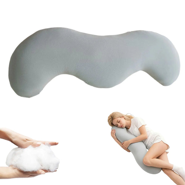 Sleep Tuckd™ Ergonomic Body Pillow – Side Sleeper Support for Arms, Hips & Knees