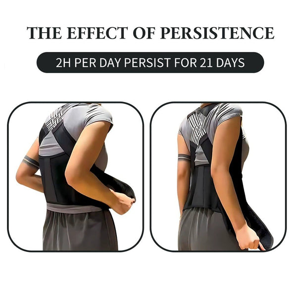 Invisible Posture Corrector Belt with Shoulder Openings